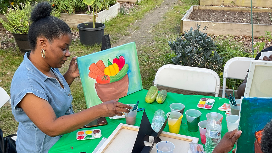 Paint, Plant & Sip in the Garden